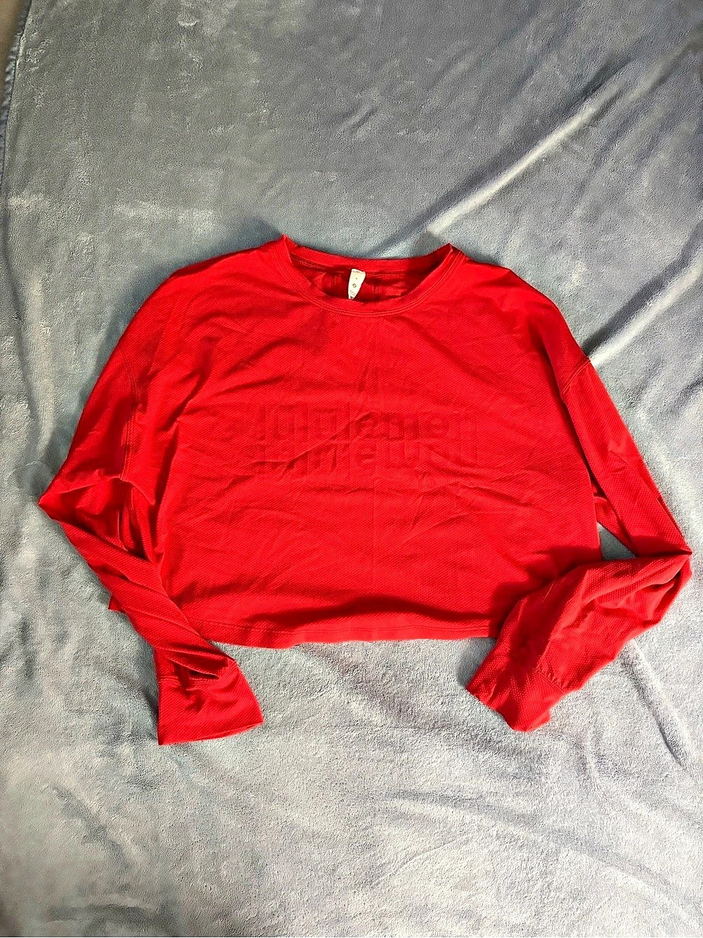 Lululemon Red Long Sleeve Tee